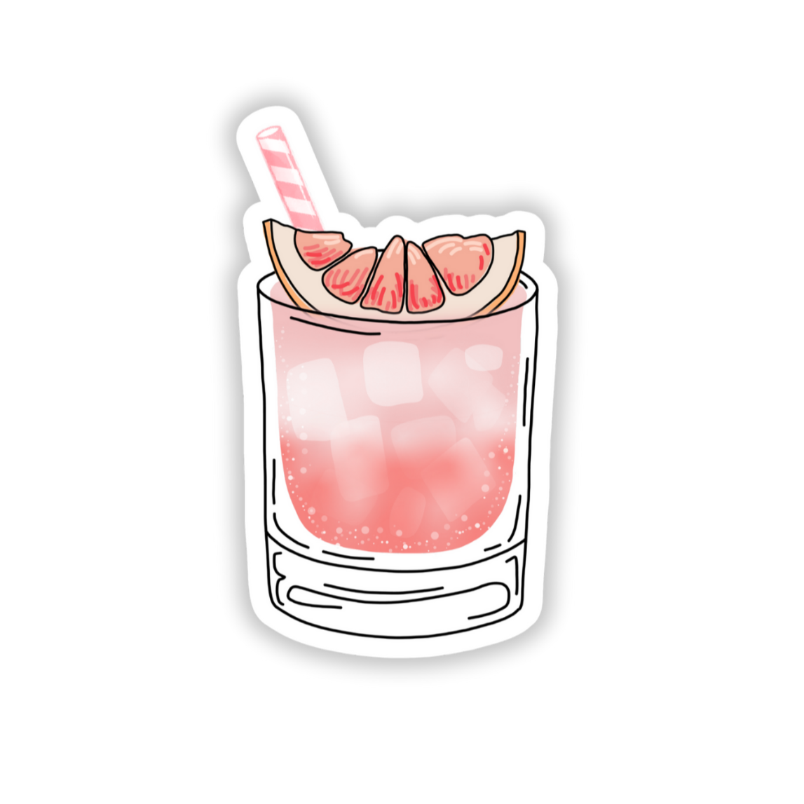 Paloma Cocktail Sticker