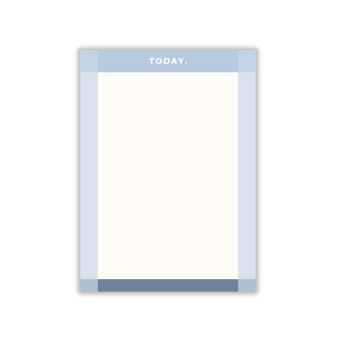 Blue To-Do List Notepad