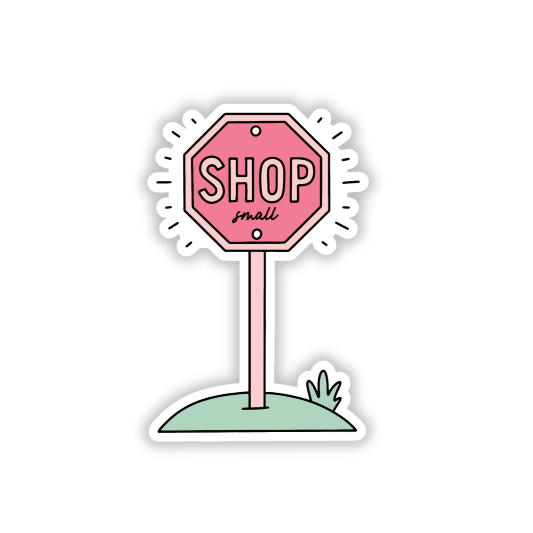 Shop Small Shopping Bag Sticker