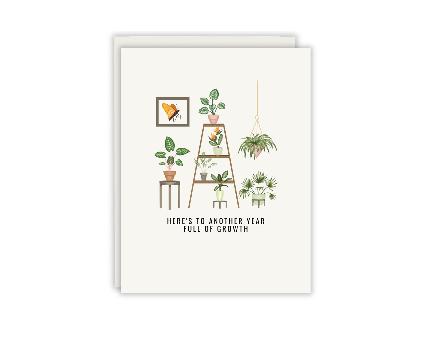 Here's To Another Year Full Of Growth Birthday Card