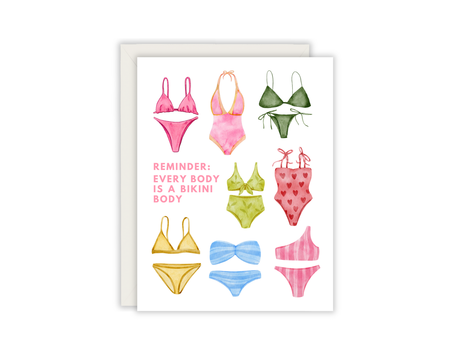 Reminder: Every body is a bikini body card