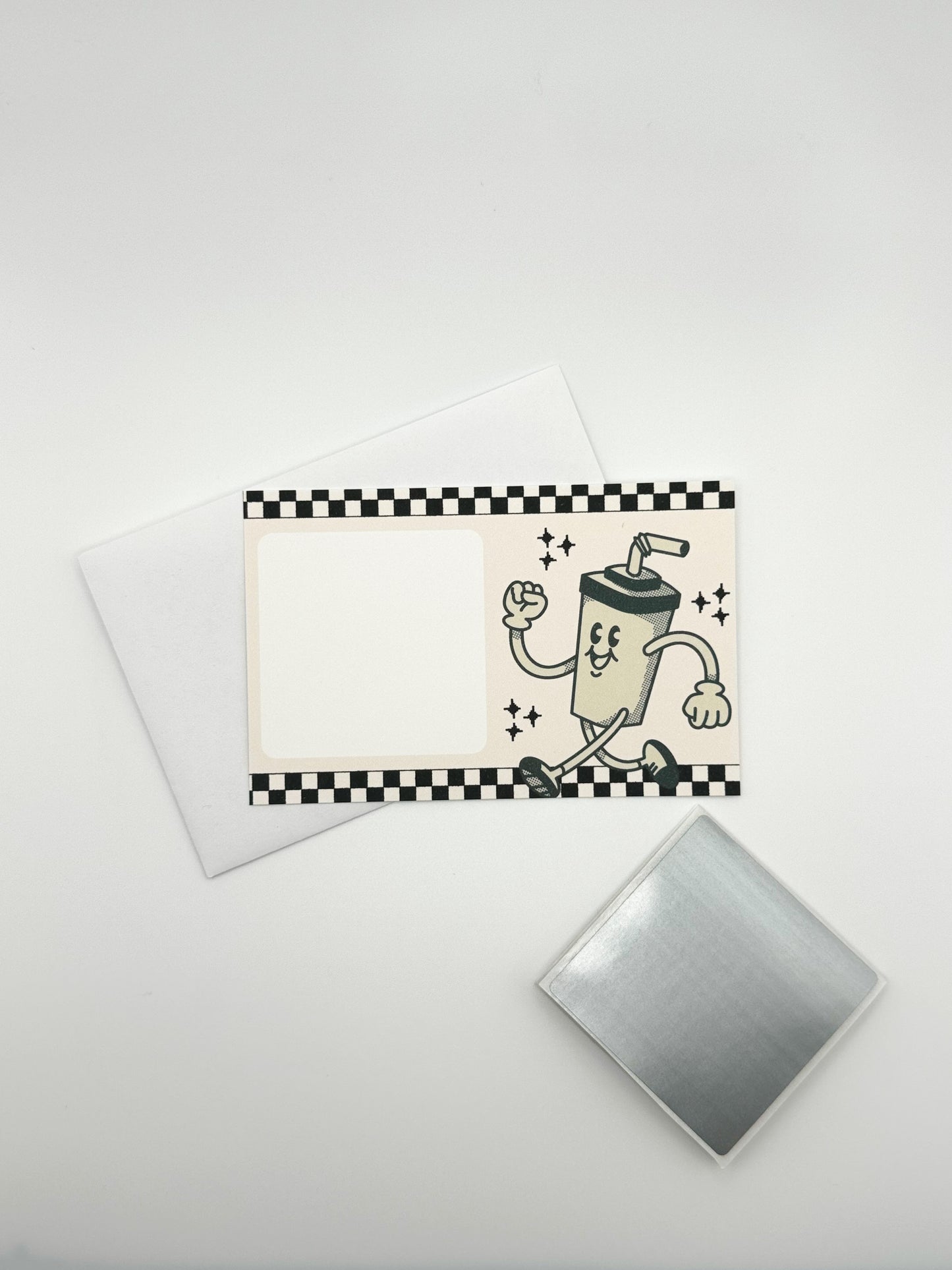 Retro School Scratch-off Lunchbox Note Cards
