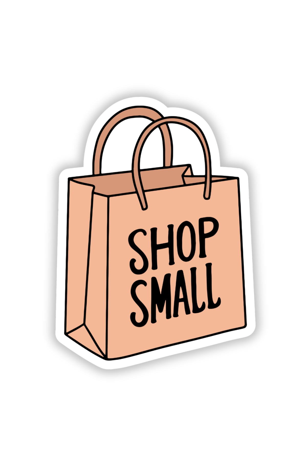 Shop Small Shopping Bag Sticker