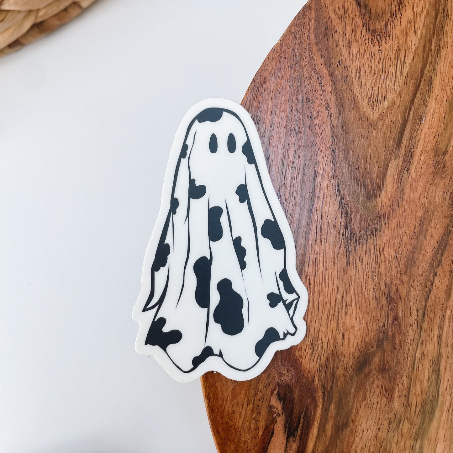 Boo Haw Cowboy Ghost Sticker