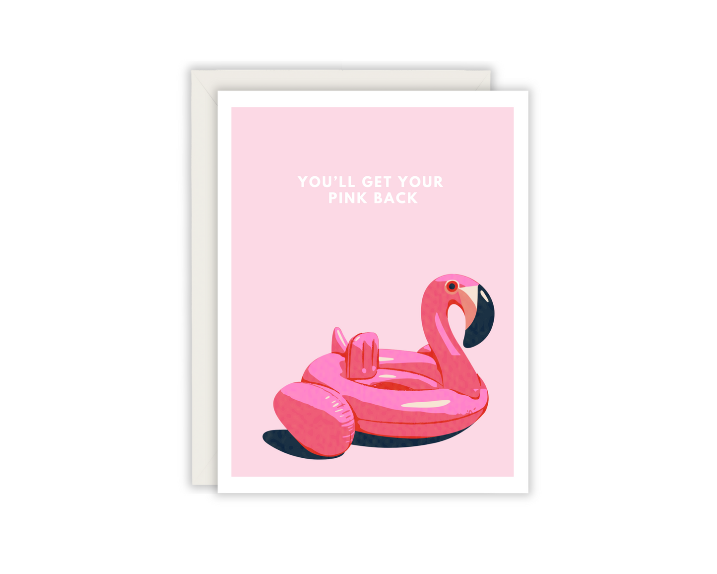 You'll get your pink back card