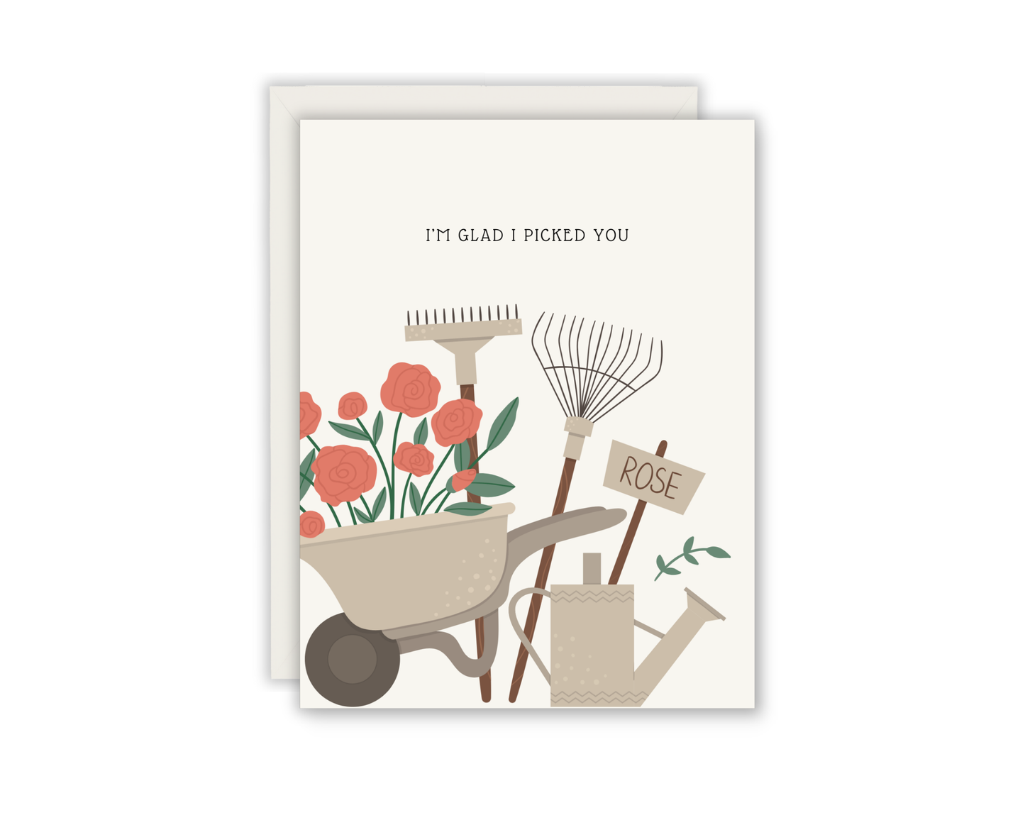 I'm Glad I Picked You Greeting Card