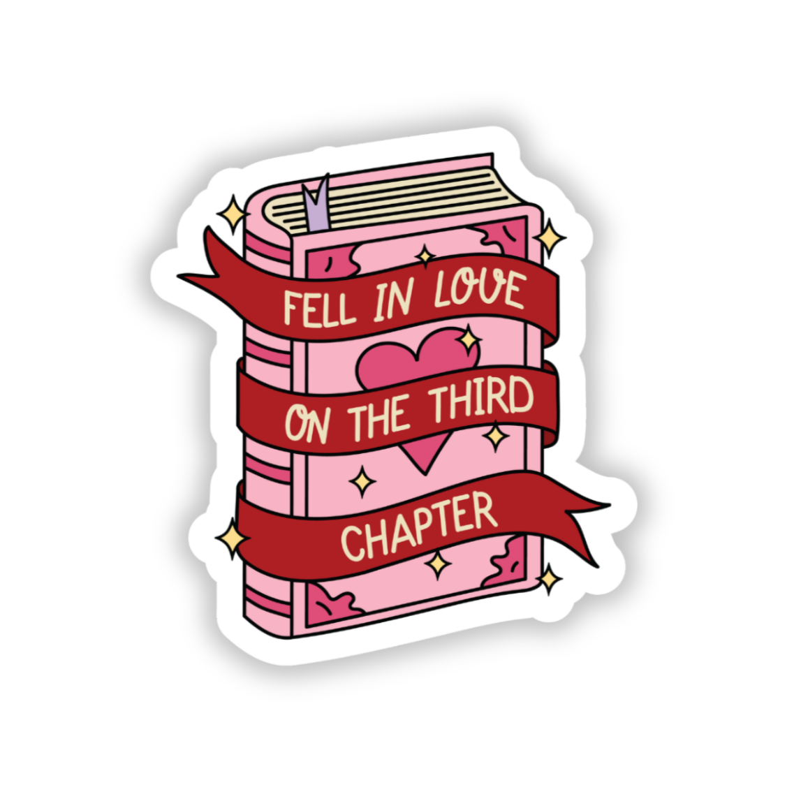 Fell in love on the third chapter sticker