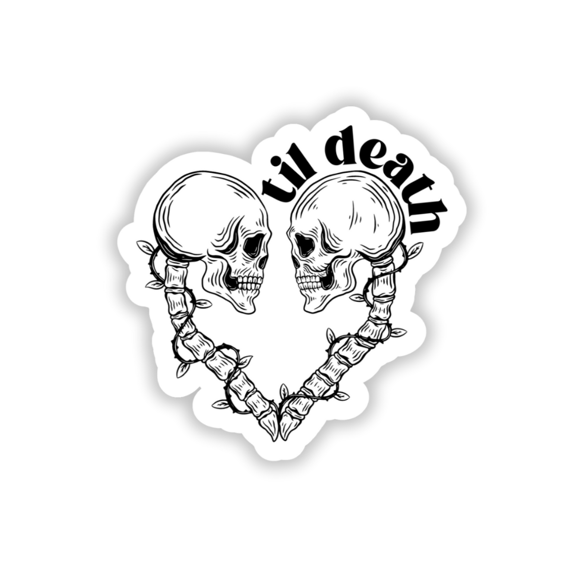 Til death sticker