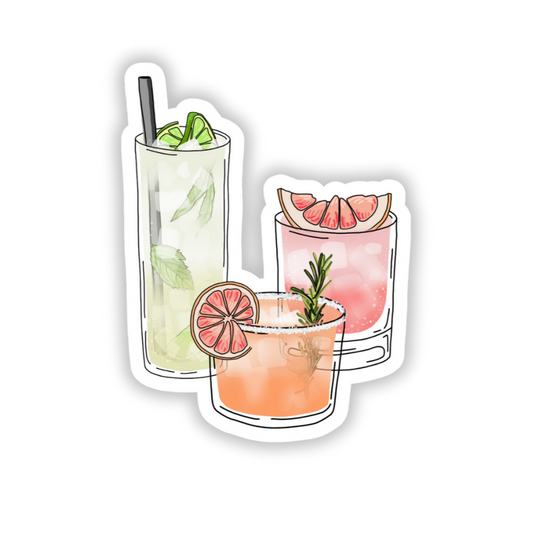 Mixed Drink Cocktail Sticker