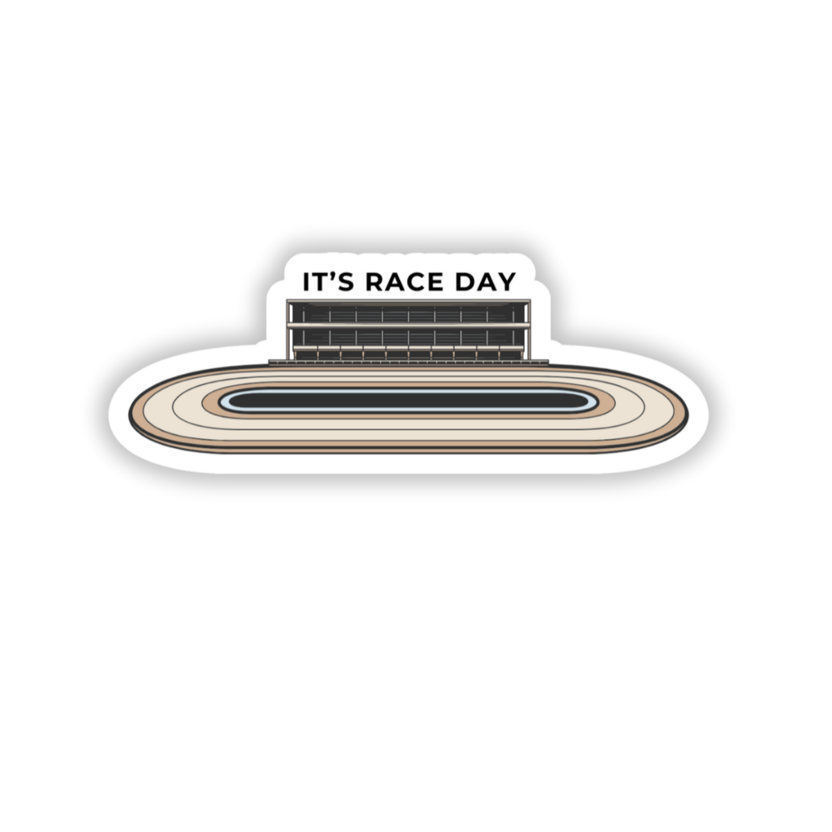 It's race day sticker