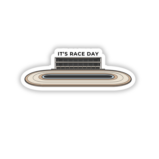 It's race day sticker