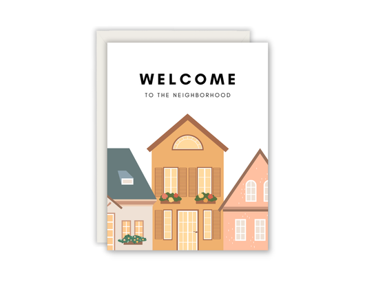 Welcome to the Neighborhood Greeting Card