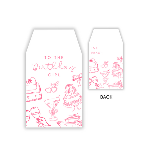 To The Birthday Girl Gift Tag Set of 10