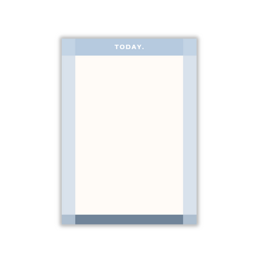 Blue To-Do List Notepad