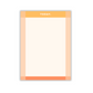 Orange To-Do List Notepad