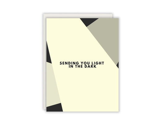 Sending You Light In The Dark Card