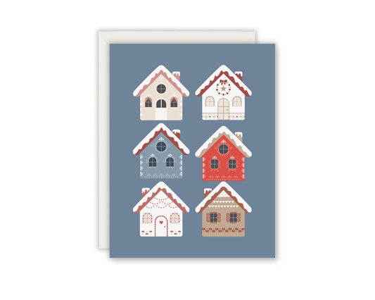 Merry Christmas Gingerbread Greeting Card