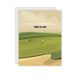 Hope Your Father's Day Is A Hole In One Greeting Card