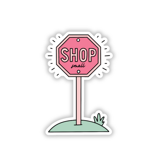 Shop Small Shopping Bag Sticker