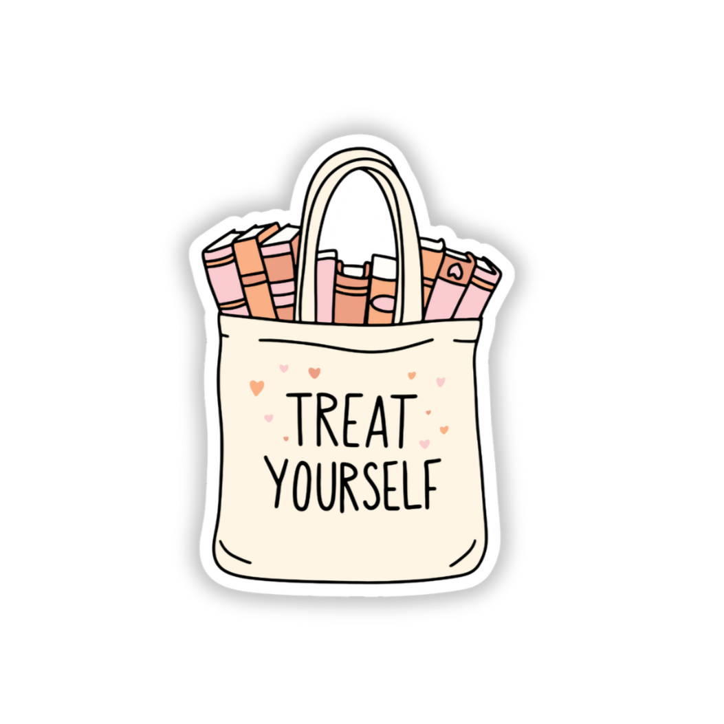 Treat yourself booktok sticker