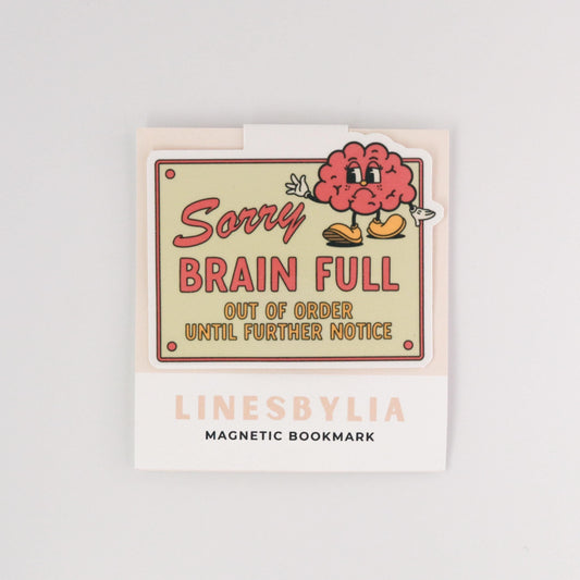 Brain Full Magnetic Bookmark