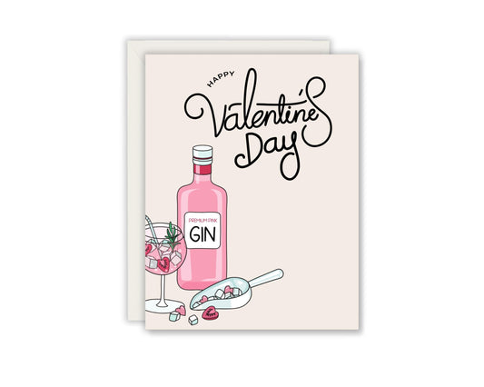 Happy Valentine's Day Cocktail Card