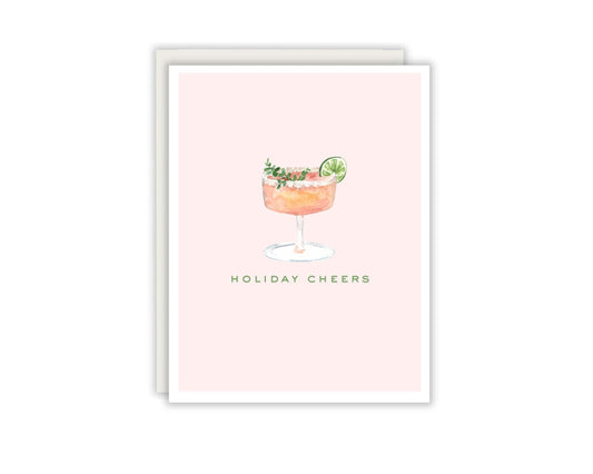 Holiday Cheers Cocktail Greeting Card