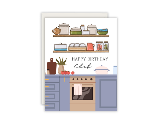 Chef Birthday Greeting Card