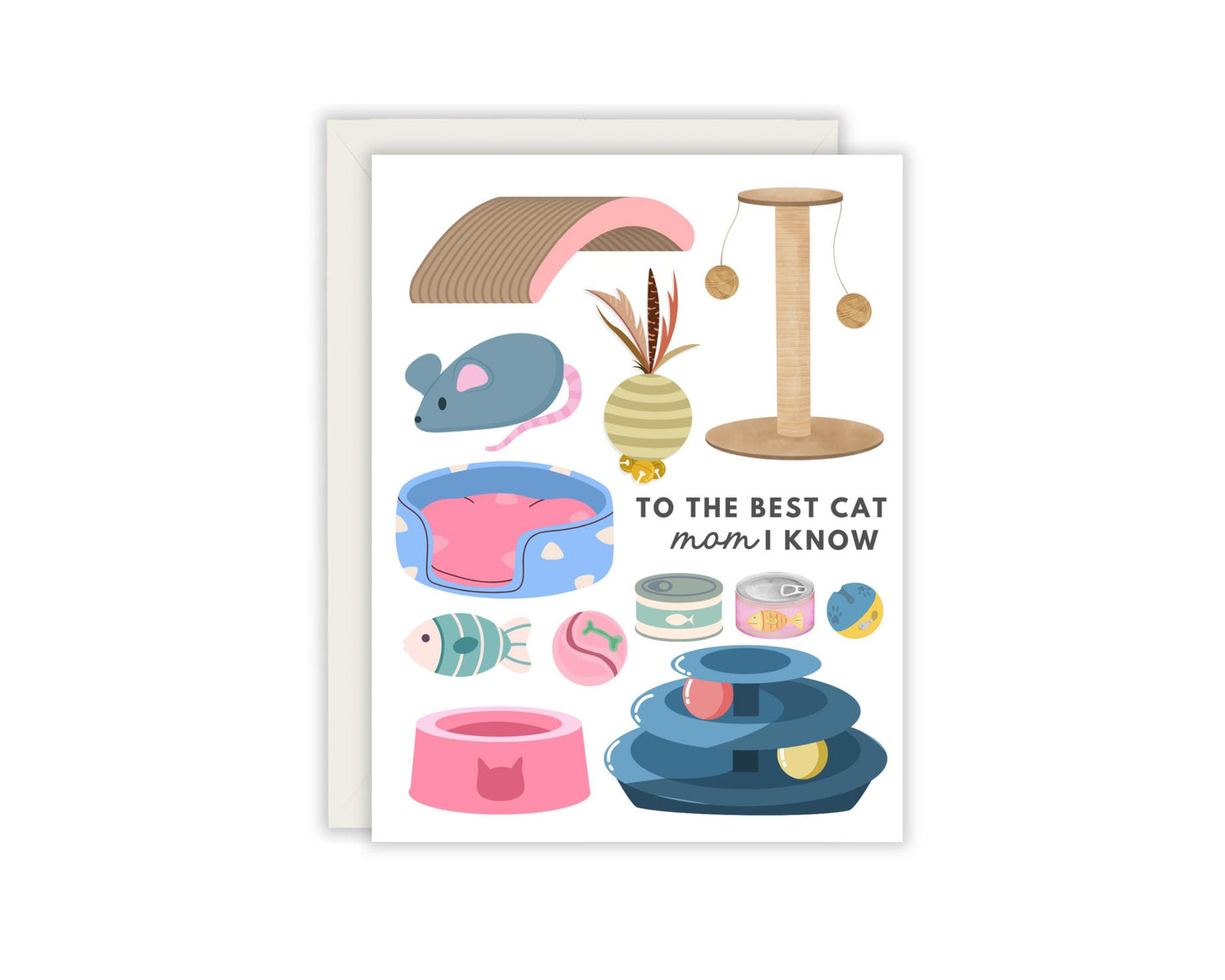 To the best cat mom I know card