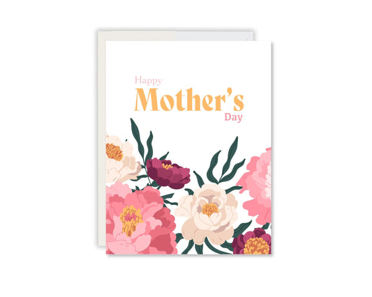 Floral Mothers Day Greeting Card