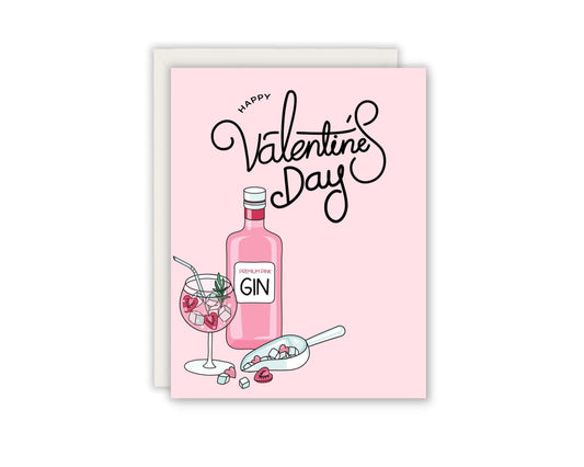 Happy Valentine's Day Cocktail Card