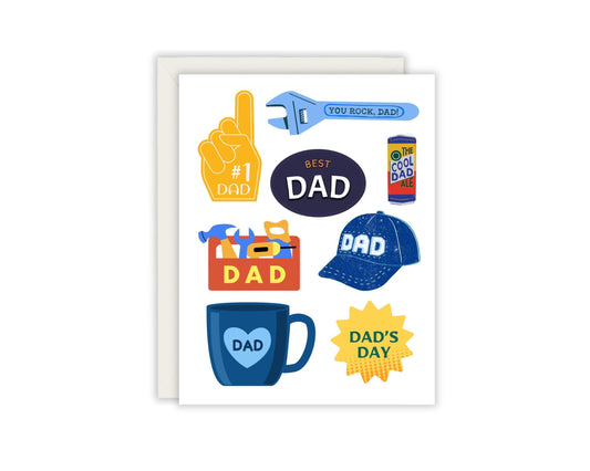 Super Dad Collage Father's Day Card