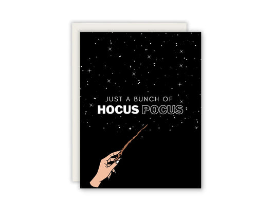 Hocus Pocus Halloween Blank Greeting Card