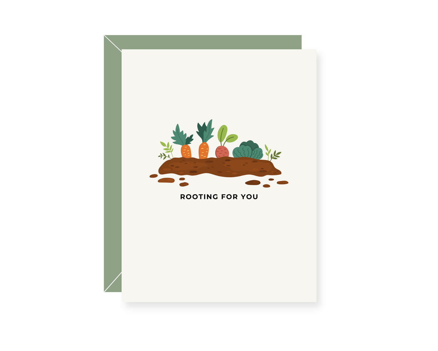 Rooting For You Greeting Card