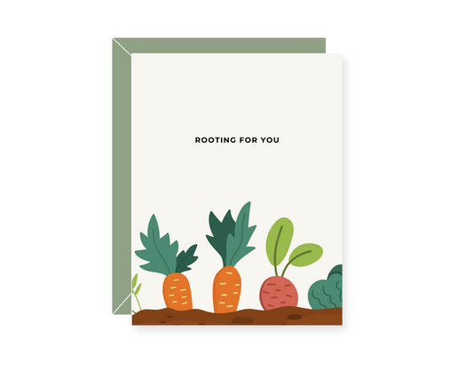 Rooting For You Greeting Card