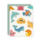 Under The Sea Sponge Birthday Card