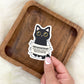 Antidepressant Cat Medication Sticker