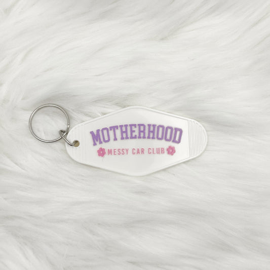 Motherhood Messy Club Motel Keychain