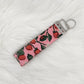 Strawberry & Butterflies Wristlet Keychain