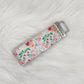 Pastel Girly Floral Wristlet Keychain