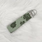 Green Floral Wristlet Keychain