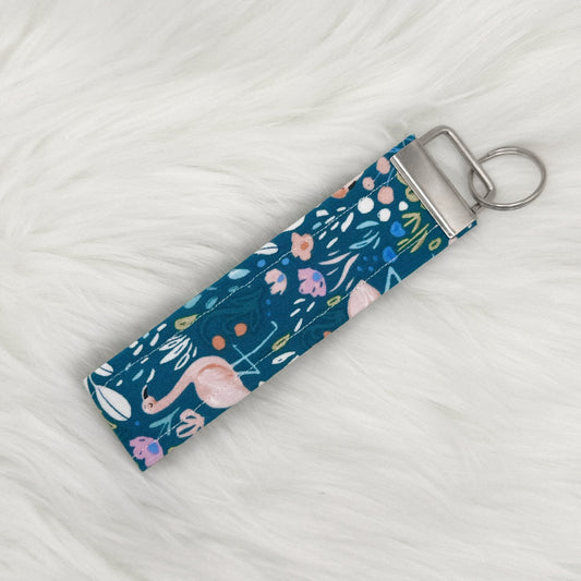 Summer Floral Wristlet Keychain