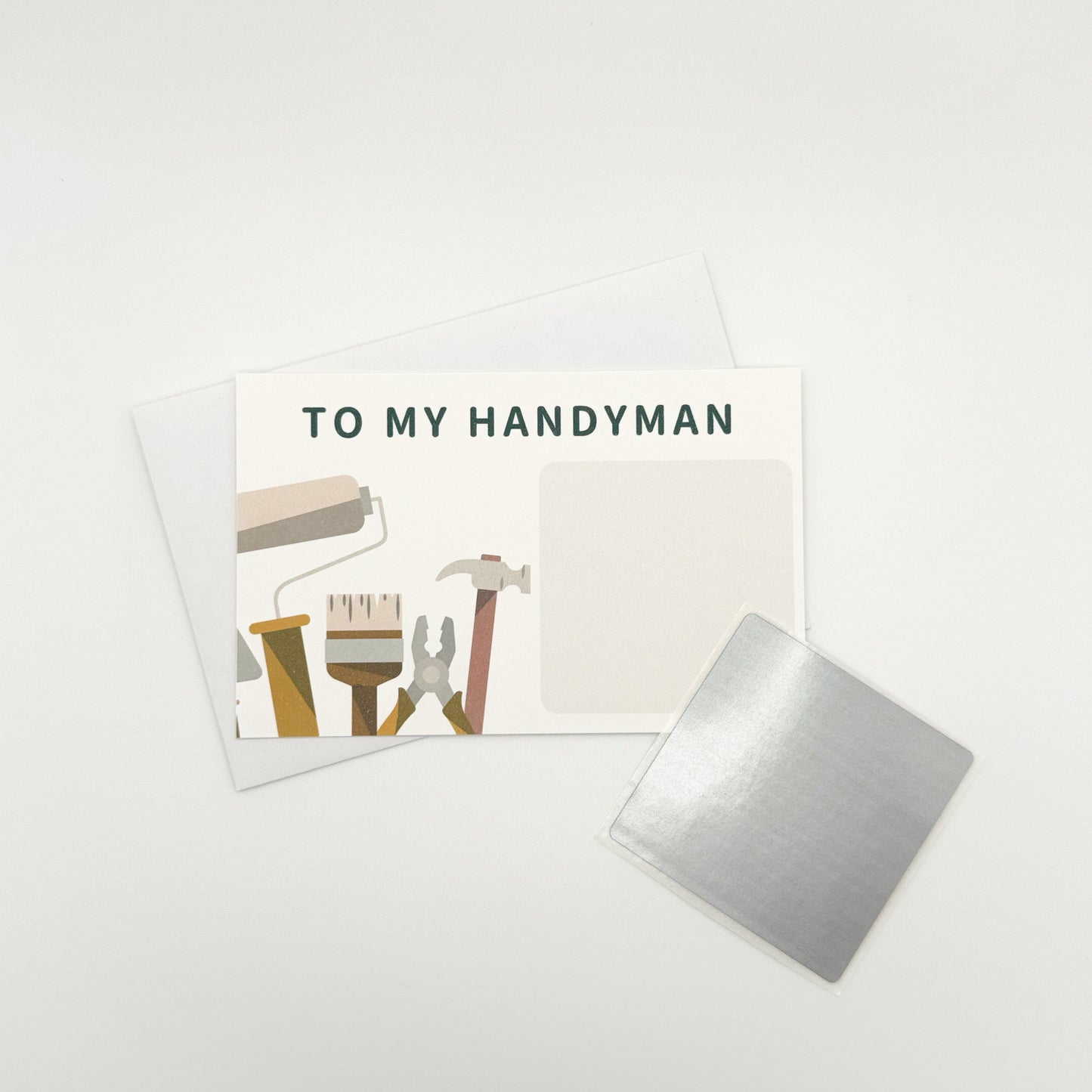 Handy Man Scratch-off Lunchbox Note Cards