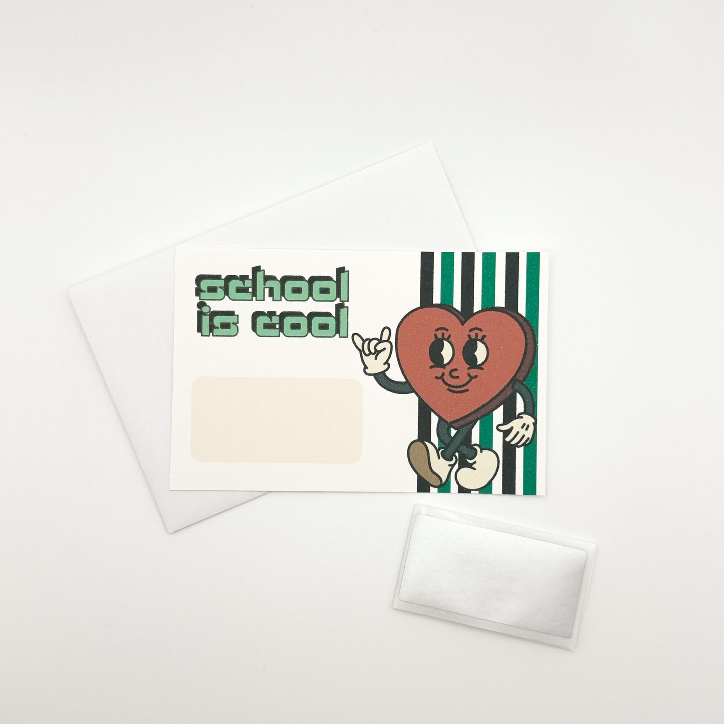 Retro School Scratch-off Lunchbox Note Cards