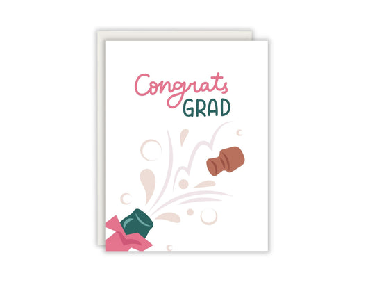 Congratulations Grad champagne Card