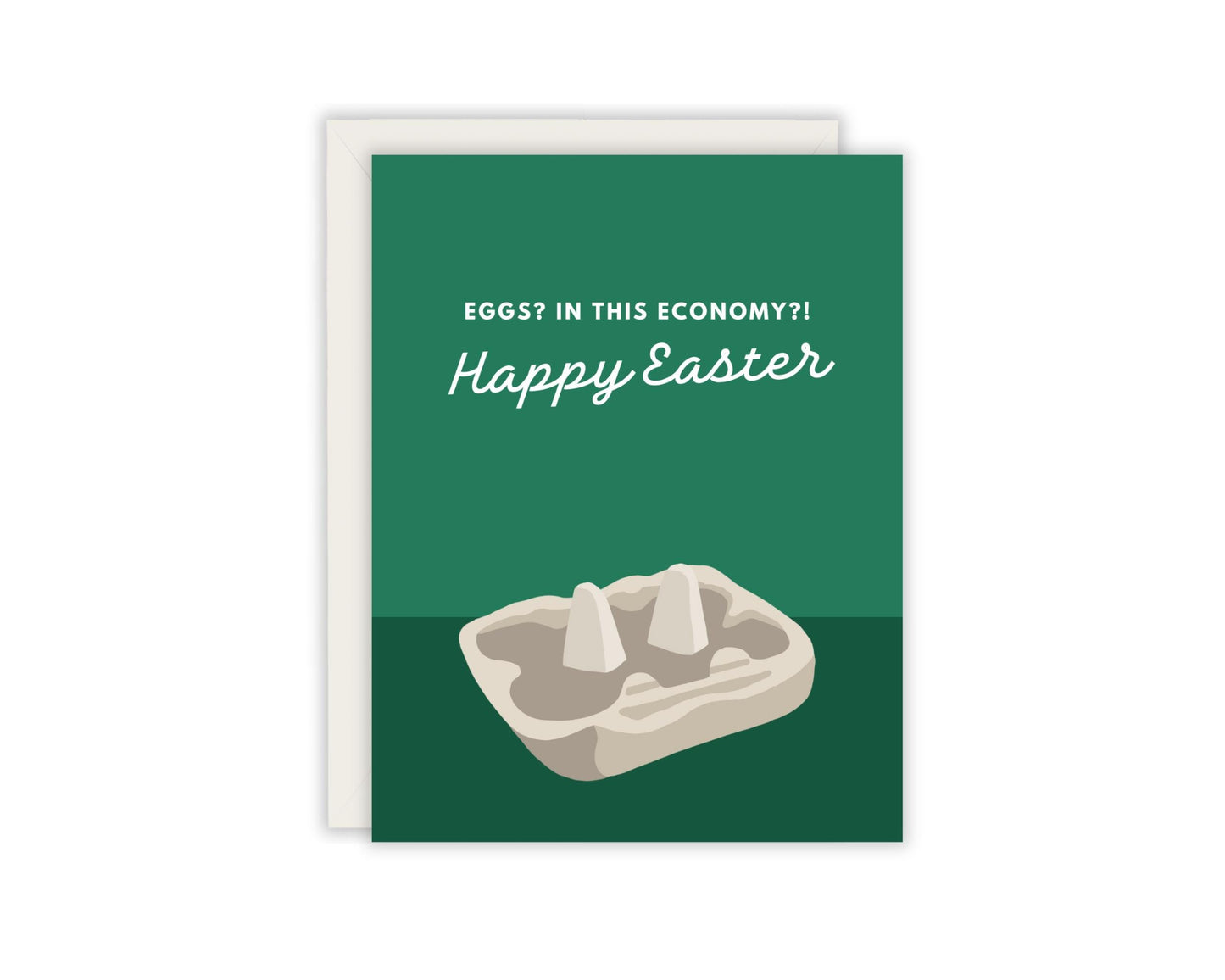 Eggs in this economy?! Happy Easter Greeting Card