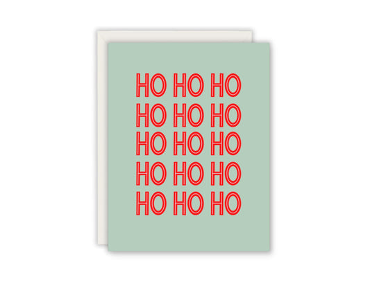 HO HO HO Greeting Card