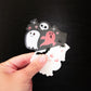 Clear Halloween Waterproof Sticker