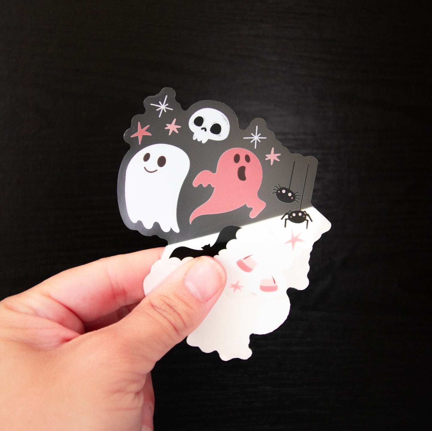 Clear Halloween Waterproof Sticker