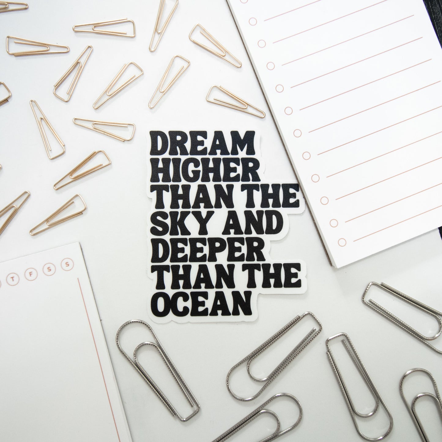 Dream Higher Than They Sky Sticker